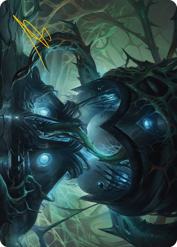Image for Expand the Sphere Art Card (Gold-Stamped Signature) (38) [Art Series: Phyrexia: All Will Be One]