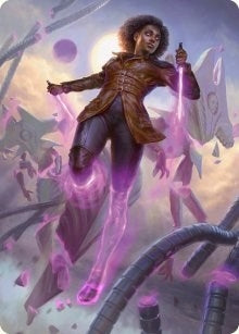 Image for Kaya, Intangible Slayer Art Card (49) [Art Series: Phyrexia: All Will Be One]