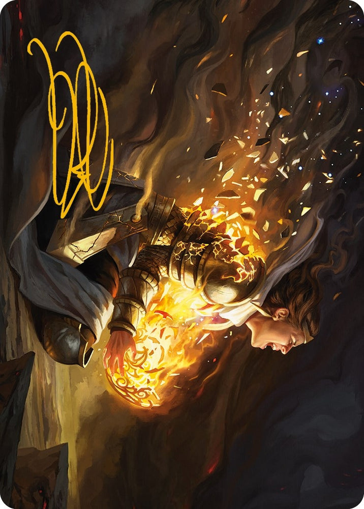Image for Vanish into Eternity Art Card (Gold-Stamped Signature) (10) [Art Series: Phyrexia: All Will Be One]