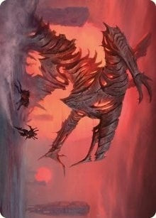 Image for Red Sun's Twilight Art Card (33) [Art Series: Phyrexia: All Will Be One]