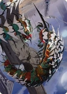 Image for Atraxa's Skitterfang Art Card (55) [Art Series: Phyrexia: All Will Be One]