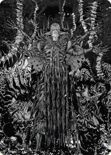 Image for Nissa, Ascended Animist Art Card (74) [Art Series: Phyrexia: All Will Be One]