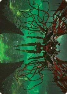 Image for Archfiend of the Dross Art Card (18) [Art Series: Phyrexia: All Will Be One]