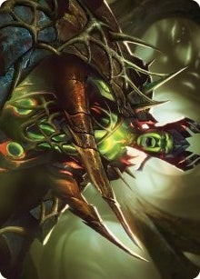Image for Maze's Mantle Art Card (40) [Art Series: Phyrexia: All Will Be One]