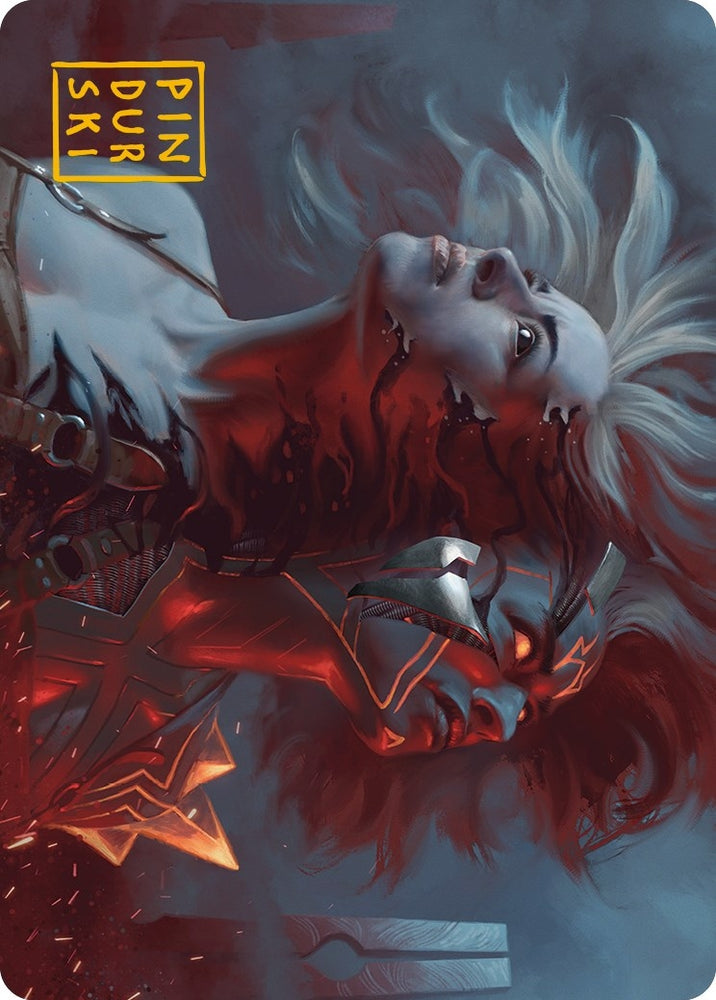 Image for Thrill of Possibility Art Card (Gold-Stamped Signature) (36) [Art Series: Phyrexia: All Will Be One]