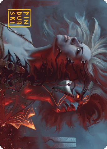 Image for Thrill of Possibility Art Card (Gold-Stamped Signature) (36) [Art Series: Phyrexia: All Will Be One]