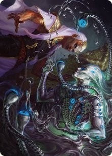 Image for Mirage Mockery Art Card (17) [Art Series: Phyrexia: All Will Be One]