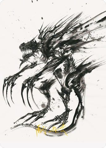 Image for Phyrexian Obliterator Art Card (Gold-Stamped Signature) (71) [Art Series: Phyrexia: All Will Be One]