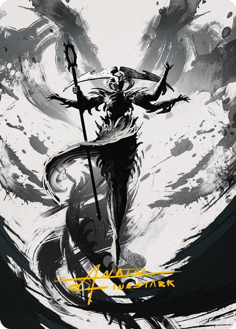 Image for Atraxa, Grand Unifier Art Card (77/81) (Gold-Stamped Signature) (77) [Art Series: Phyrexia: All Will Be One]