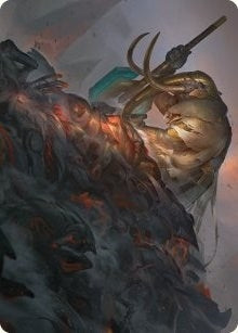 Against All Odds Art Card (1) [Art Series: Phyrexia: All Will Be One]