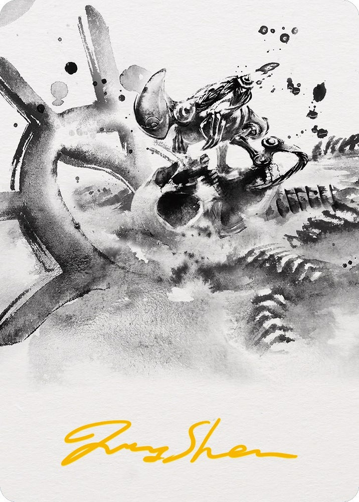 Image for Myr Convert Art Card (Gold-Stamped Signature) (81) [Art Series: Phyrexia: All Will Be One]