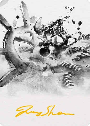 Image for Myr Convert Art Card (Gold-Stamped Signature) (81) [Art Series: Phyrexia: All Will Be One]