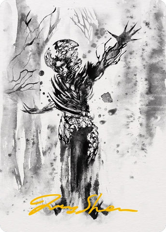 Image for Rustvine Cultivator Art Card (Gold-Stamped Signature) (75) [Art Series: Phyrexia: All Will Be One]