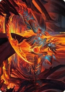 Image for Free From Flesh Art Card (27) [Art Series: Phyrexia: All Will Be One]