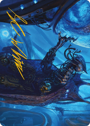 Image for Atmosphere Surgeon Art Card (Gold-Stamped Signature) (12) [Art Series: Phyrexia: All Will Be One]
