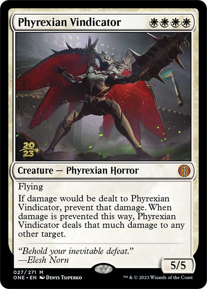 Image for Phyrexian Vindicator (27) [Prerelease Cards]