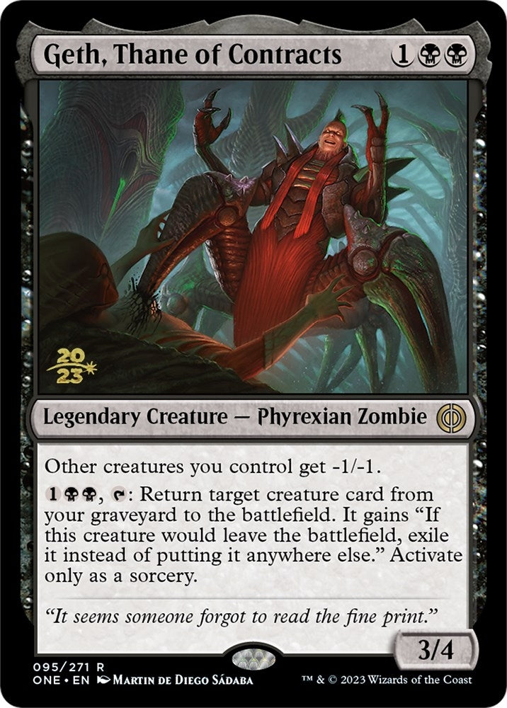 Image for Geth, Thane of Contracts (95) [Prerelease Cards]