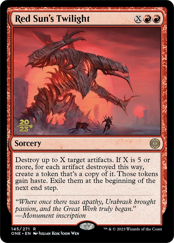 Image for Red Sun's Twilight (145) [Prerelease Cards]