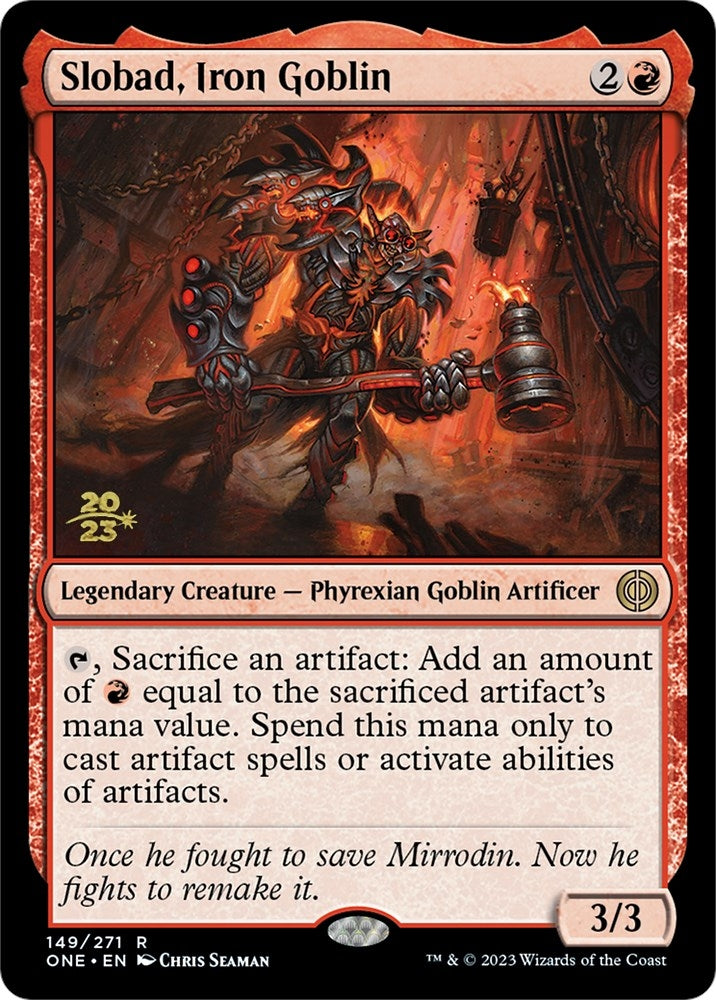Image for Slobad, Iron Goblin (149) [Prerelease Cards]