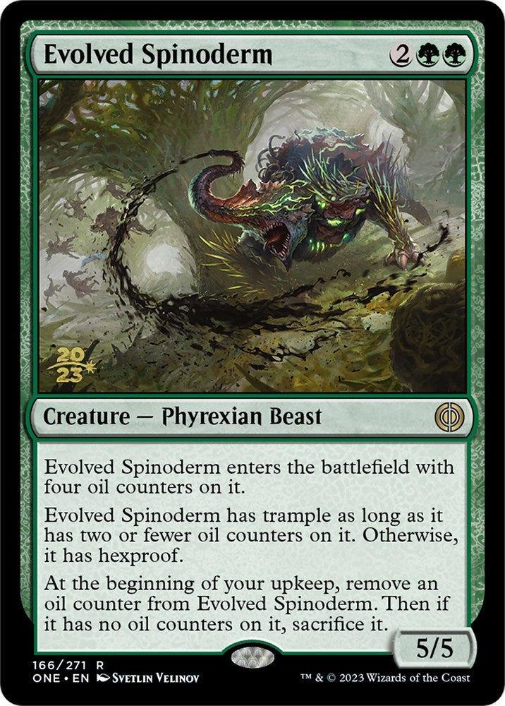 Image for Evolved Spinoderm (166) [Prerelease Cards]