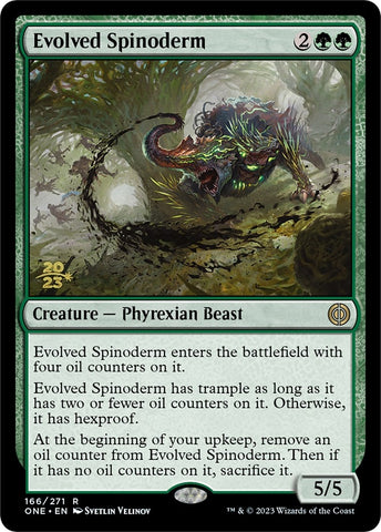 Image for Evolved Spinoderm (166) [Prerelease Cards]