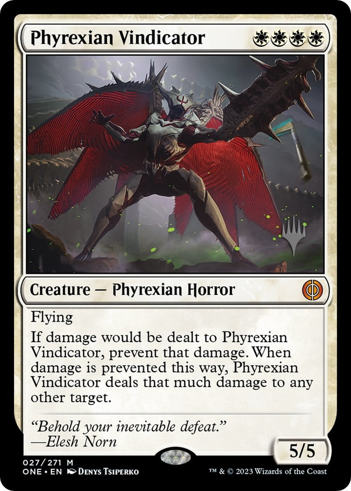 Image for Phyrexian Vindicator (27) [Promo Pack: Phyrexia: All Will Be One]