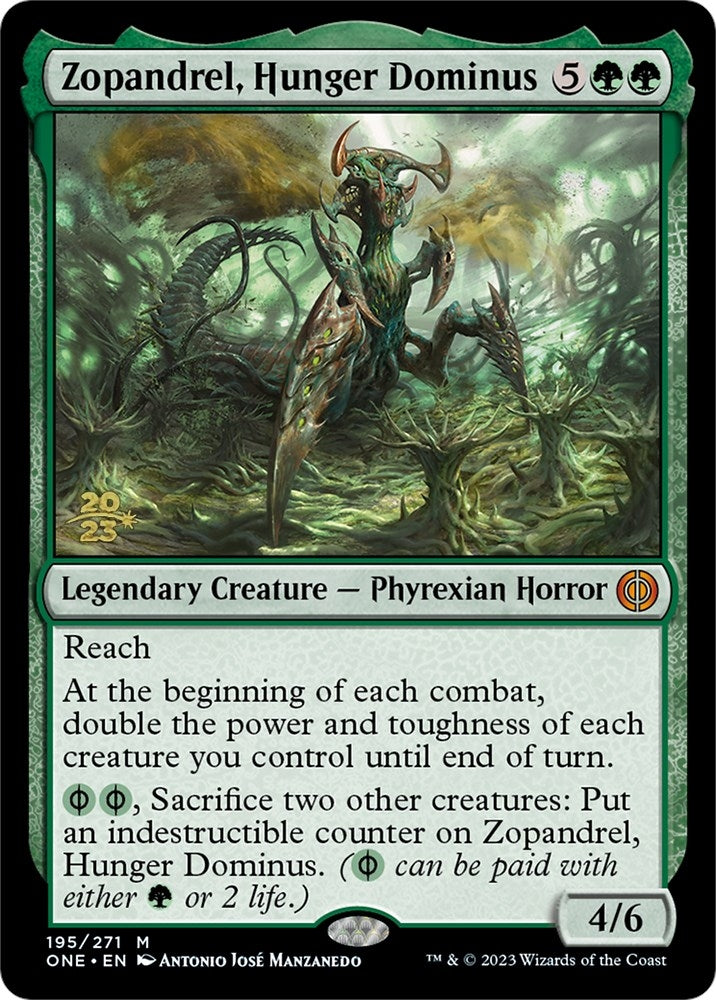 Image for Zopandrel, Hunger Dominus (195) [Prerelease Cards]
