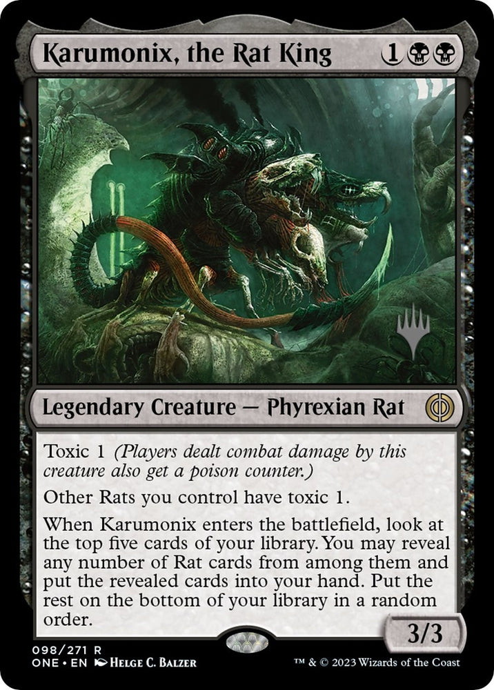 Image for Karumonix, the Rat King (98) [Promo Pack: Phyrexia: All Will Be One]