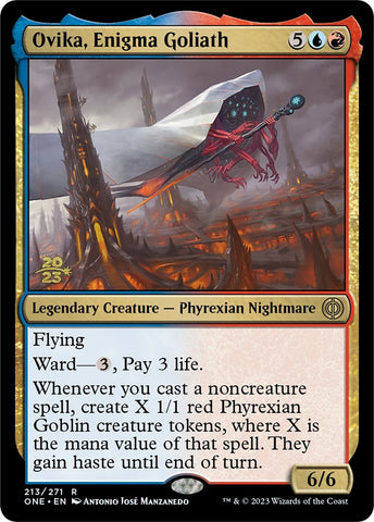 Image for Ovika, Enigma Goliath (213) [Prerelease Cards]