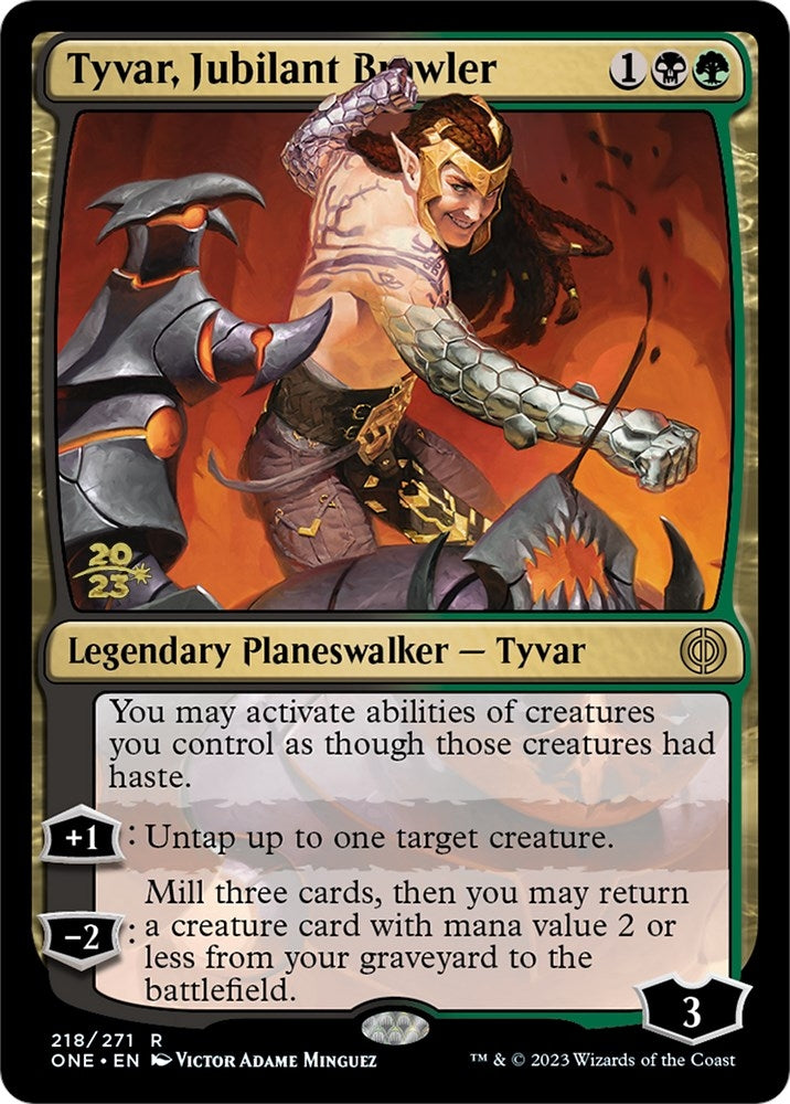 Image for Tyvar, Jubilant Brawler (218) [Prerelease Cards]