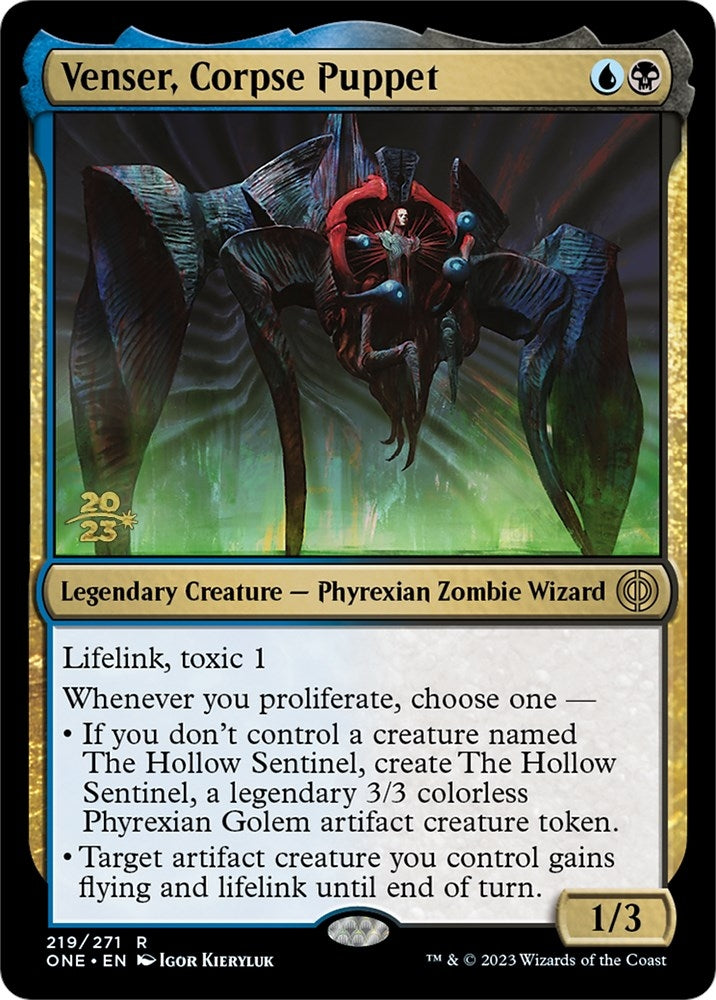 Image for Venser, Corpse Puppet (219) [Prerelease Cards]