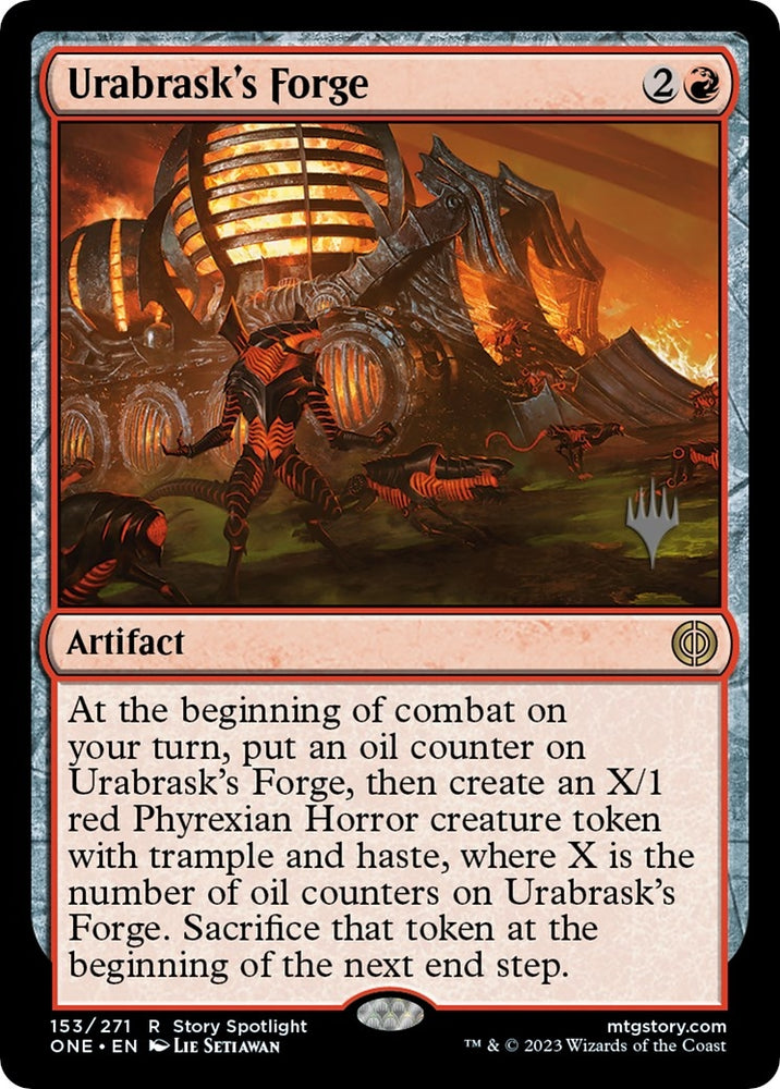 Image for Urabrask's Forge (153) [Promo Pack: Phyrexia: All Will Be One]
