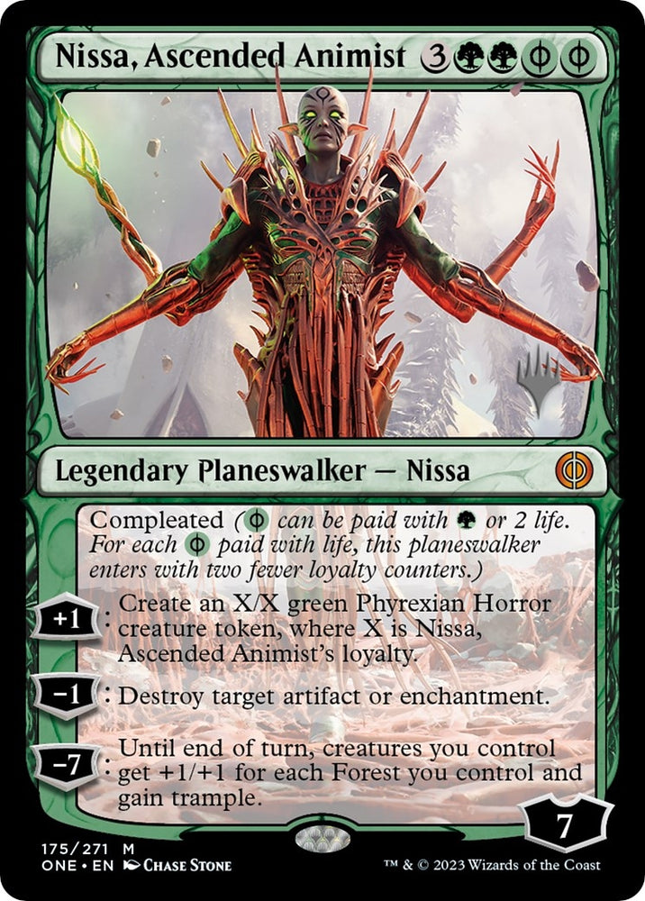 Image for Nissa, Ascended Animist (175) [Promo Pack: Phyrexia: All Will Be One]