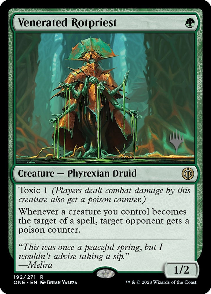 Image for Venerated Rotpriest (192) [Promo Pack: Phyrexia: All Will Be One]