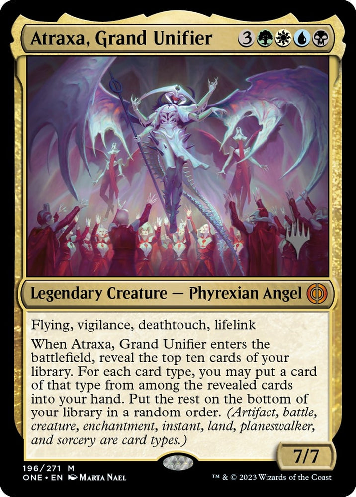 Image for Atraxa, Grand Unifier (196) [Promo Pack: Phyrexia: All Will Be One]