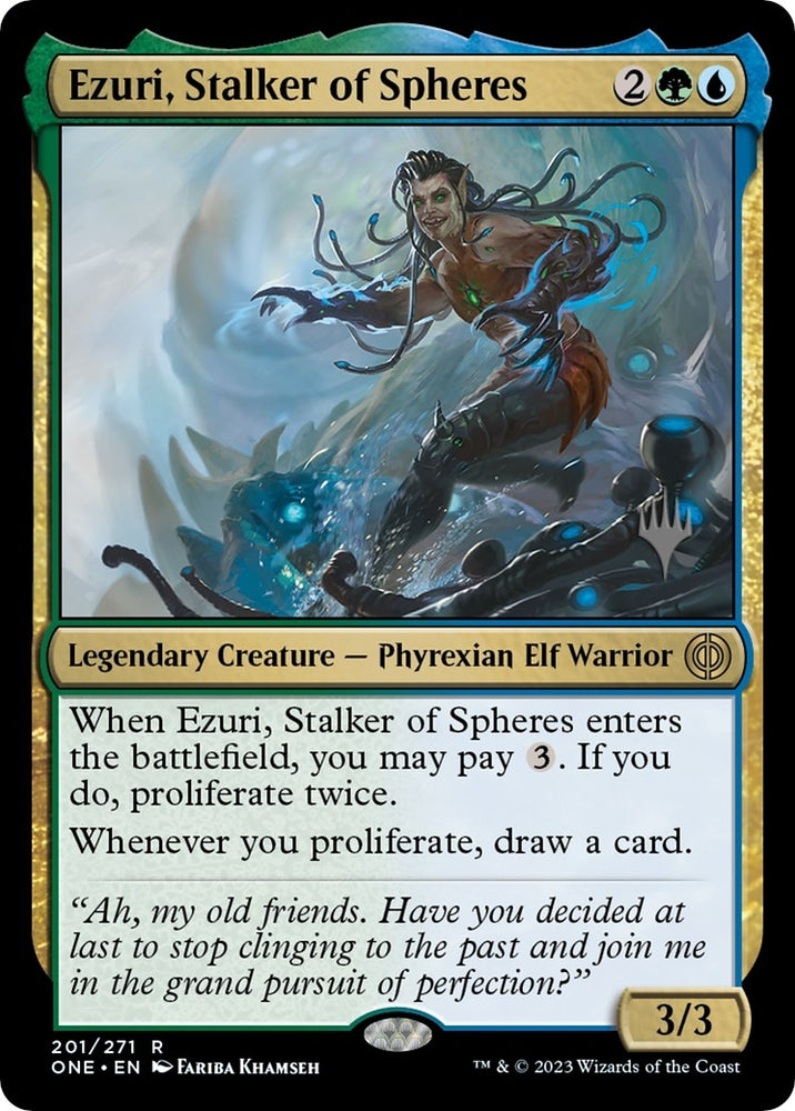 Image for Ezuri, Stalker of Spheres (201) [Promo Pack: Phyrexia: All Will Be One]