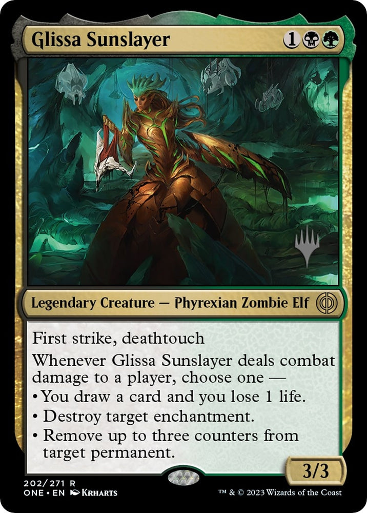 Image for Glissa Sunslayer (202) [Promo Pack: Phyrexia: All Will Be One]
