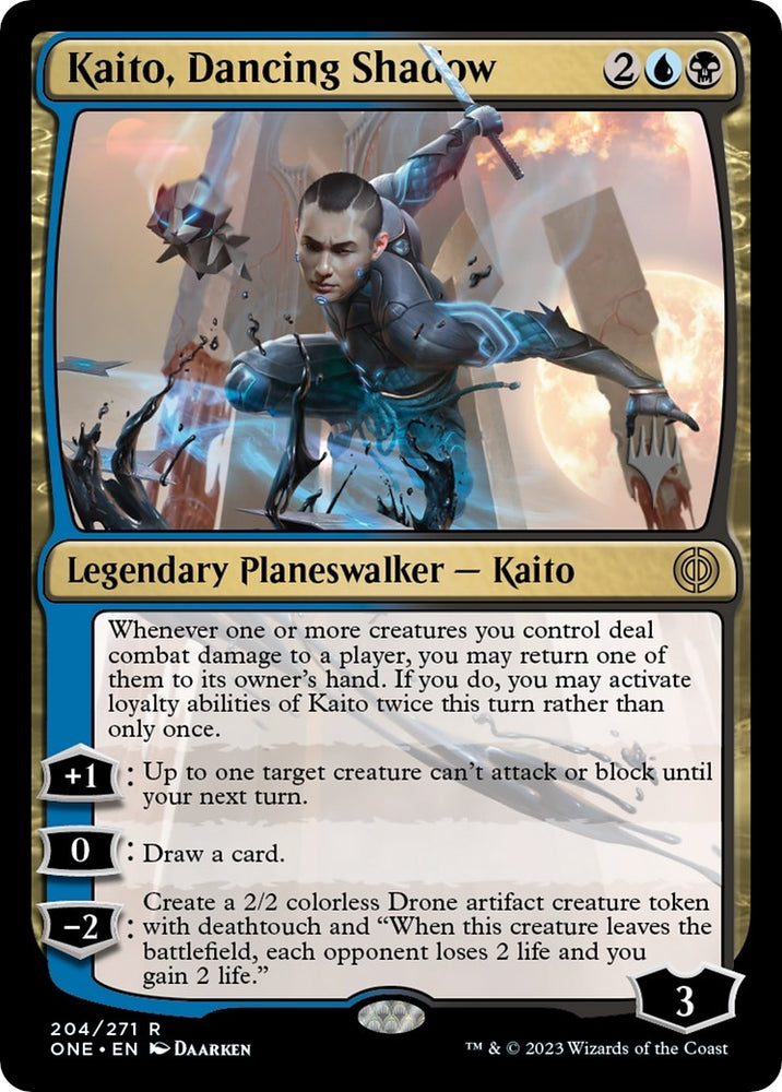 Image for Kaito, Dancing Shadow (204) [Promo Pack: Phyrexia: All Will Be One]
