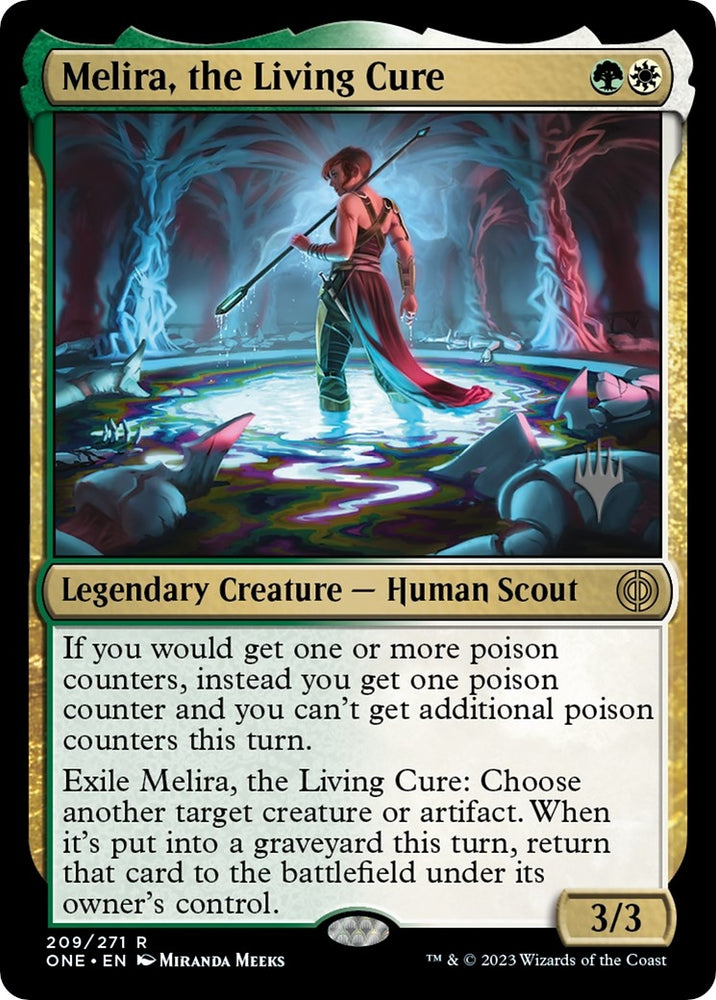 Image for Melira, the Living Cure (209) [Promo Pack: Phyrexia: All Will Be One]