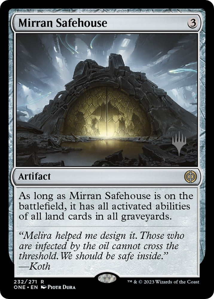 Image for Mirran Safehouse (232) [Promo Pack: Phyrexia: All Will Be One]