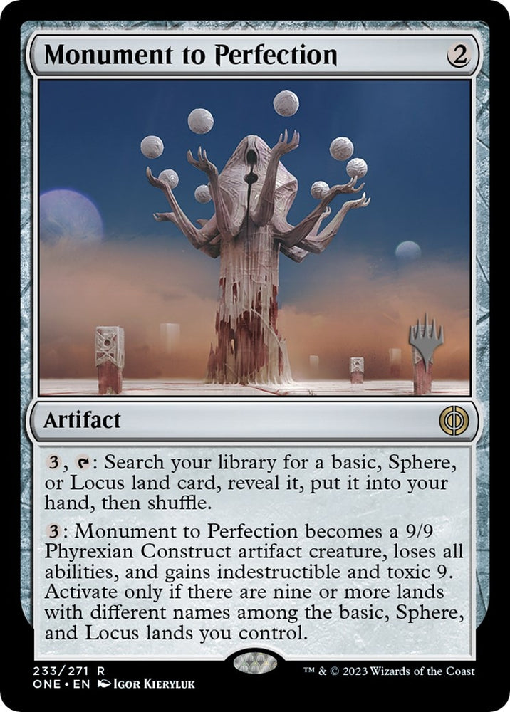 Image for Monument to Perfection (233) [Promo Pack: Phyrexia: All Will Be One]