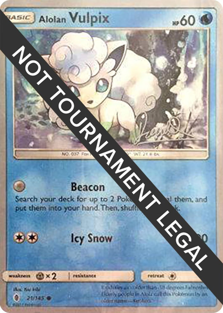 Image for Alolan Vulpix - 2017 (Diego Cassiraga) (21/145) - Pokemon