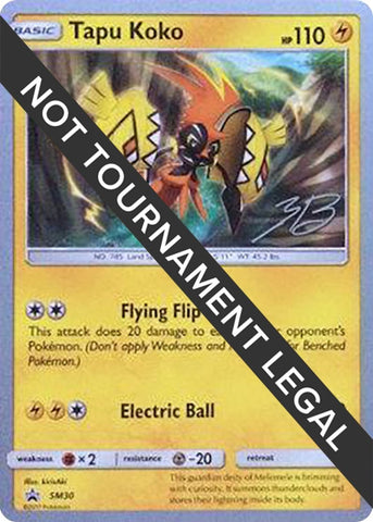 Image for Tapu Koko - 2017 (Zachary Bokhari) (SM30) - Pokemon