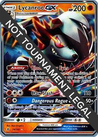 Image for Lycanroc GX - 2018 (Naohito Inoue) (74/145) - Pokemon