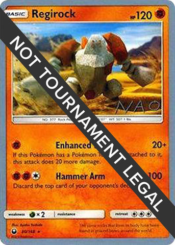 Image for Regirock - 2018 (Naohito Inoue) (80/168) - Pokemon