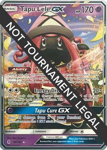 Image for Tapu Lele GX - 2018 (Robin Schulz) (60/145) - Pokemon