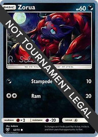 Image for Zorua - 2018 (Robin Schulz) (52/73) - Pokemon