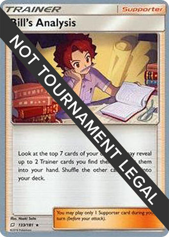 Image for Bill's Analysis - 2019 (Henry Brand) (133/181) - Pokemon