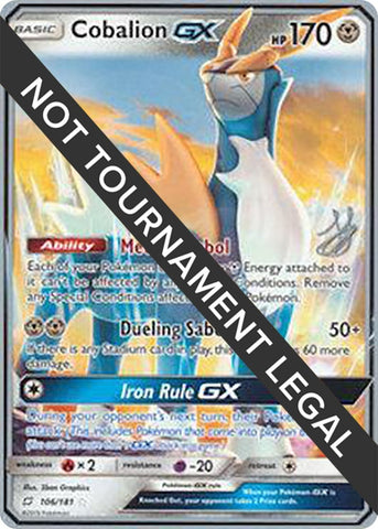 Image for Cobalion GX - 2019 (Henry Brand) (106/181) - Pokemon