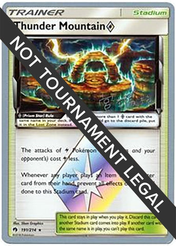 Image for Thunder Mountain Prism Star - 2019 (Haruki Miyamoto) (191/214) - Pokemon